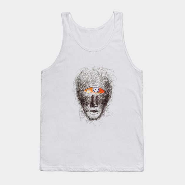 face Tank Top by graphirts